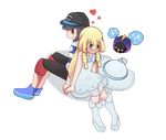  1boy 1girl cosmog lillie_(pokemon) male_protagonist_(pokemon_sm) pokemon pokemon_(creature) pokemon_(game) pokemon_sm tagme 