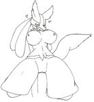  &lt;3 2017 anthro big_breasts breasts canine cula female fur lucario mammal monochrome nintendo nipples nude penetration pok&eacute;mon pussy simple_background vaginal video_games white_background 