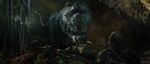  animal concept_art forest godzilla_(series) helmet king_kong_(series) kong:_skull_island legendary_pictures military military_uniform monster monsterverse official_art plant soldier 