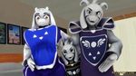  3d_(artwork) asriel_dreemurr digital_media_(artwork) mrsafetylion source_filmmaker toriel_dreemurr undertale video_games 