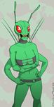  4_arms anthro arthropod breasts cerebropodrido female insect mandibles mantis marvel multi_arm multi_limb offset pussy shi&#039;ar solo x-men 