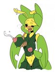  ahegao anthro arthropod big_breasts blush breast_grab breast_squeeze breasts colored disembodied_hand female hand_on_breast insect lactating leavanny looking_pleasured nintendo pok&eacute;mon pussy sssonic2 video_games 