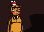  2016 animatronic anthro bear bow_tie five_nights_at_freddy&#039;s five_nights_at_freddy&#039;s_2 hat inkyfrog machine male mammal robot shadow solo top_hat toy_freddy_(fnaf) video_games 