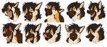  &lt;3 &lt;3_eyes 2017 angry anthro beard black_hair black_lips black_nose brown_fur canine digital_media_(artwork) dog expressions eyebrows facial_hair fangs fur german_shepherd goatee hair half-closed_eyes ifus laugh licking licking_lips licking_nose lips looking_at_viewer looking_away male mammal multicolored_fur open_mouth orange_eyes pink_tongue short_hair simple_background smile snout solo tan_fur teeth tongue tongue_out white_background white_fur zayne_kingsley 