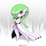  big_breasts breasts female gardevoir looking_at_viewer nintendo pok&eacute;mon pussy red_eyes solo video_games xylas 