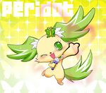  anthro arthropod blush butterfly canine cute dog female green_eyes insect jewelpet mammal microphone one_eye_closed open_mouth papillon peridot_(jewelpet) pose sanrio semi-anthro singing smile solo wink 虫けら（ミドリ） 
