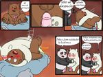  anal anal_penetration bear cartoon_network cum duo grizzly_(character) grizzly_bear ice_bear inside lying male male/male mammal missionary_position on_back panda panda_(character) penetration polar_bear recording sex somcrule spanish_text text translation_request we_bare_bears 