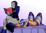  black_hair breasts large_breasts raven_(dc) ravenravenraven sitting_on_face starfire tagme teen_titans yuri 