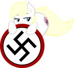  aryanne_(character) blue_eyes equine fan_character female mammal my_little_pony solo swastika unknown_artist 