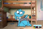  big_butt breasts butt cartoon_network cat cleavage clothed clothing edit feline female huge_butt looking_back mammal mother nicole_watterson parent solo the_amazing_world_of_gumball thick_thighs unknown_artist 