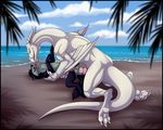  anal beach canine dragon feral mammal penis seaside silvergrin tongue wolf zetsin 