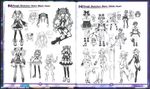  character_design choujigen_game_neptune crease sketch stockings sword thighhighs 