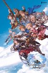  5girls belt blonde_hair blue_eyes breastplate breasts brown_eyes brown_hair cape collar copyright_name day djeeta_(granblue_fantasy) dress earrings eugen_(granblue_fantasy) eyepatch fighter_(granblue_fantasy) flower gauntlets gloves gran_(granblue_fantasy) granblue_fantasy gun hair_flower hair_ornament hairband highres io_euclase jewelry katalina_aryze long_hair lyria_(granblue_fantasy) medium_breasts minaba_hideo multiple_boys multiple_girls non-web_source official_art open_mouth outdoors pink_hairband rackam_(granblue_fantasy) rifle rosetta_(granblue_fantasy) short_dress sky smile sword thighhighs twintails vee_(granblue_fantasy) weapon zettai_ryouiki 