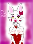  anthro big_breasts breasts female five_nights_at_freddy&#039;s five_nights_at_freddy&#039;s_2 mammal mangle_(fnaf) simple_background solo video_games 