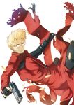  bad_id bad_pixiv_id blonde_hair bullet cartridge glasses gun handgun hitoya_(kitani) male_focus pistol revolver solo trigun vash_the_stampede weapon 