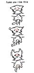 abdominal_bulge blush bodily_fluids breath bulge cum cum_in_pussy cum_inside digital_media_(artwork) domestic_cat ejaculation felid feline felis female feral fur genital_fluids genitals hi_res living_condom male male/female mammal panting penis pixel_(artwork) shaking shountar simple_background simple_eyes text trembling vein veiny_penis white_body white_fur