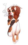  anthro canine clothed clothing digital_media_(artwork) female fur hair looking_at_viewer mammal pixel_(artwork) smile solo teil vape 