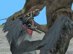  3d_(artwork) alien balls digital_media_(artwork) feathers fellatio garry&#039;s_mod halo_(series) male male/male not_furry nude oral penis sangheili sex skirmisher t&#039;vaoan video_games 