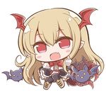 :&lt; :d angeltype animal bangs bat bat_wings black_legwear black_skirt blonde_hair blush_stickers boots bow bowtie chibi cross-laced_clothes cross-laced_footwear eyebrows_visible_through_hair fang flying frilled_skirt frills full_body granblue_fantasy hair_between_eyes hands_up head_wings lace-up_boots long_hair long_sleeves looking_at_viewer open_mouth pointy_ears red_bow red_eyes red_neckwear shingeki_no_bahamut shiny shiny_hair shirt simple_background skirt smile solo thighhighs vampire vampy white_background white_footwear white_shirt wings yellow_eyes 
