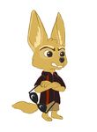  anthro canine clothed clothing disney fennec finnick fox male mammal nicksfurry single zootopia 