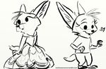  2017 anthro canine cub disney fan_character female fox fur isabelle_wilde mammal sketch trashasaurusrex young zootopia 