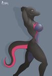  anthro anthrofied big_breasts breasts curves digital_media_(artwork) exotic fantasy female lizard moon nintendo nipples nude pok&eacute;mon reptile salazzle scalie simple_background slim solo thick_thighs video_games voluptuous yiffler 