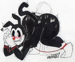  anal anal_penetration animaniacs anthro male male/male mammal parasitedeath penetration yakko_warner 