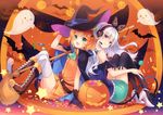  halloween headphones heels shinia tail thighhighs wings witch 