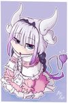  clothing dragon female few fuf invalid_color loli maid_uniform miss_kobayashi&#039;s_dragon_maid uniform young 