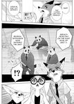  anthro bear canine clothing comic disney female fennec finnick fox fur lagomorph male mammal namagakiokami nick_wilde panda rabbit text tracy_siren zootopia 