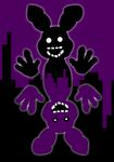  2017 animatronic five_nights_at_freddy&#039;s five_nights_at_freddy&#039;s_2 lagomorph machine mammal rabbit robot shadow_bonnie_(fnaf) shu_20625 simple_background video_games 