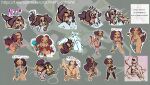 absurd_res annoyed arm_tattoo armwear awoo back_tattoo balls big_breasts blush bodily_fluids bottomwear bra breasts brown_body brown_fur butt butt_tattoo buzzing canid canine canis chest_tattoo clothed clothing clothing_lift cum cum_on_ear cum_on_face cumshot cunnilingus dialogue digital_media_(artwork) domestic_dog duo ejaculation elbow_gloves embarrassed emote english_text erection eyes_closed felid feline fellatio female female/female finger_poking fingering fur genital_fluids genitals gloves hand_on_penis handwear hi_res howl humanoid_genitalia humanoid_penis leg_tattoo legwear lewdstuffstack licking lifting_partner looking_at_viewer male male/female male_penetrating mammal nails nipples nude olivia_(lewdstuffstack) open_mouth oral oral_penetration orgasm panties penetration penile penile_penetration penis penis_in_pussy penis_lick piercing presenting presenting_breasts presenting_hindquarters presenting_pussy pussy raised_leg sex sex_toy simple_background smile solo sound_effects speech_bubble spreading sticker strapon surprised tail tail_motion tailwag tattoo teeth telegram_sticker text thigh_highs tongue tongue_out underwear vaginal vaginal_penetration vibrating vibrator wand ych_(character)