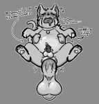 2025 anal anal_penetration animal_genitalia animal_penis arrow_sign balls bell bell_collar bestiality bestiality_marriage big_balls big_penis bodily_fluids butt carrying_another collar cum cum_in_ass cum_inflation cum_inside digit_ring digital_media_(artwork) domestic_cat drooling duo ejaculation english_text felid feline feline_genitalia feline_penis felis feral feral_penetrated front_view fur genital_fluids genitals grey_background heart_symbol holding_another human human_on_feral human_penetrating human_penetrating_feral inflation interspecies jewelry looking_pleasured male male/male male_penetrated male_penetrating male_penetrating_male mammal married_couple monochrome orgasm pawpads penetration penile penile_penetration penile_spines penis penis_in_ass precum reverse_stand_and_carry_position ring rydryd saliva sex simple_background small_balls small_penis standing standing_sex tail tears tears_of_pleasure text wedding_ring