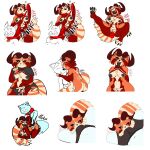 1:1 2023 ailurid alpha_channel anri_the_demon_red_panda anthro black_clothing black_eyes black_nipples black_panties black_underwear boxers_(clothing) breasts bulge bulge_in_face butt clitoris clothed clothing clothing_aside clothing_lift collar demon dildo dildo_in_pussy dildo_insertion duo english_text eyes_closed female female/female fur genitals hand_on_breast head_between_thighs hi_res horn kissing knot knotted_dildo leash leash_pull leashed_collar lewdstuffstack male male/female mammal markings nipples one_eye_closed panties panties_aside penetration pussy raised_leg red_panda satanic_symbol sex_toy sex_toy_in_pussy sex_toy_insertion shirt shirt_lift solo spread_pussy spreading star sticker striped_body striped_fur striped_markings striped_tail stripes tail tail_markings telegram_sticker text tongue tongue_out topwear underwear underwear_aside vaginal vaginal_penetration wink ych_(character)