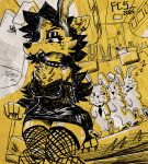 2025 absurd_res aircraft airplane ambiguous_gender anthro artist_name bare_shoulders bared_fangs big_breasts biped black_clothing black_hair bow_ribbon breasts buckteeth canid canine canis cheek_tuft chest_tuft claws cleavage clothed clothing collar dated detailed_background disguise excited eyeshadow facial_tuft fc5 female feral fishnet_clothing flight_attendant front_view group hair head_tuft hi_res huge_hips inner_ear_fluff lagomorph larger_female legwear leporid long_hair makeup male mammal mostly_nude necktie necktie_only partially_clothed_feral pawpads quadruped rabbit rabbit_ears shoulderless_topwear size_difference skimpy sleeping smaller_ambiguous smaller_female smaller_male spiked_collar spikes teeth text thick_thighs thigh_highs tuft vehicle wide_hips wolf worried