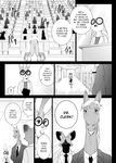  african_wild_dog anthro canine clothed clothing comic disney english_text equine eyewear female fur glasses horse lagomorph lyon_carter male mammal namagakiokami owen_clerk rabbit text tracy_siren zootopia 