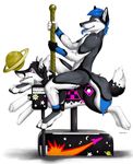  anthro black_fur blue_eyes blue_fur canine claws fur grey_fur happy looking_up male mammal milkyway pads_(disambiguation) panting pawpads paws pink_eyes planet riding saddle simple_background sitting straddling tagme tongue tongue_out truegrave9 white_background white_fur wolf 