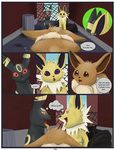  comic eevee eeveelution jolteon nintendo pok&eacute;mon umbreon video_games xxgato 