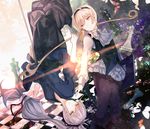  bad_id bad_pixiv_id blonde_hair book bow_(weapon) bug butterfly chess_piece fire_emblem fire_emblem_if flower fuujin_yumi grass grey_hair hairband insect japanese_clothes leaf leon_(fire_emblem_if) long_hair male_focus multiple_boys open_mouth orange_eyes oze_ranka ponytail red_eyes takumi_(fire_emblem_if) weapon yumi_(bow) 