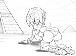  2017 anthro big_breasts breasts butt clothed clothing echidna female footwear high_heels jewelry mammal monotreme shoes snao solo sonic_(series) tikal_the_echidna video_games 