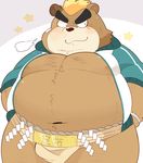  ashigara bear hyaku1063 male mammal slightly_chubby solo tokyo_afterschool_summoners 