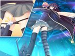  1girl ass brown_hair cat game_cg hime_cut kageyama_ouka minna_daisuki_kozukuri_banchou panty_pull red_eyes 