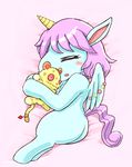  blush butt doll equine eyelashes eyes_closed female fur gem hair horn jasper_(jewelpet) jewelpet jewelry mammal mane opal_(jewelpet) open_mouth purple_hair purple_mane sanrio sleeping solo winged_unicorn wings yellow_fur のうせん 