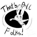  2017 anthro black_and_white bulletproof_vest clothed clothing dialogue disney english_text female judy_hopps lagomorph looking_at_viewer mammal monochrome parody police_uniform rabbit reaction_image replytoanons simple_background solo sweat sweatdrop talking_to_viewer text uniform white_background zootopia 