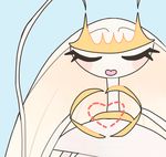  &lt;3 2_fingers antennae blush claws eyelashes kukui nintendo open_mouth pheromosa pok&eacute;mon ultra_beast video_games 