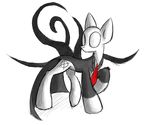  clothed clothing cutie_mark fan_character feral hooves male my_little_pony queenbloodysky simple_background slenderman solo standing white_background 