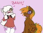  anthro bulge caprine clothing ear_piercing gail male mammal my_little_pony piercing sheep sheep_(artist) sweater 