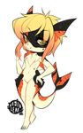  anthro breasts chibi featureless_breasts female fish hair looking_at_viewer marine nude shark smile solo standing teil 