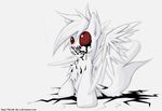  equine fan_character feathered_wings feathers fur hooves mammal my_little_pony pegasus queenbloodysky simple_background white_background white_feathers white_fur wings 