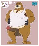 2025 anthro armpit_hair balls barazoku beard belly big_balls big_belly big_claws big_penis black_claws body_hair bottomless brown_body brown_fur buckteeth butt_hair chest_hair claws clothed clothing darkened_balls darkened_genitalia eulipotyphlan eyebrows eyes_closed facial_hair food fur genitals hairy hairy_balls hand_on_belly hi_res humanoid_genitalia humanoid_penis male mammal manly mario_bros mole_(animal) monty_mole musclegut muscular muscular_anthro muscular_male nintendo nipples pecs penis pizza pubes shirt shirt_only sleazy_komori_(artist) smile solo standing stubble tan_body tan_fur tank_top tank_top_only teeth thick_eyebrows thick_thighs thought_bubble topwear topwear_only vein veiny_penis whiskers